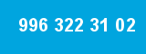 996 322 31 02 996 322 31 02